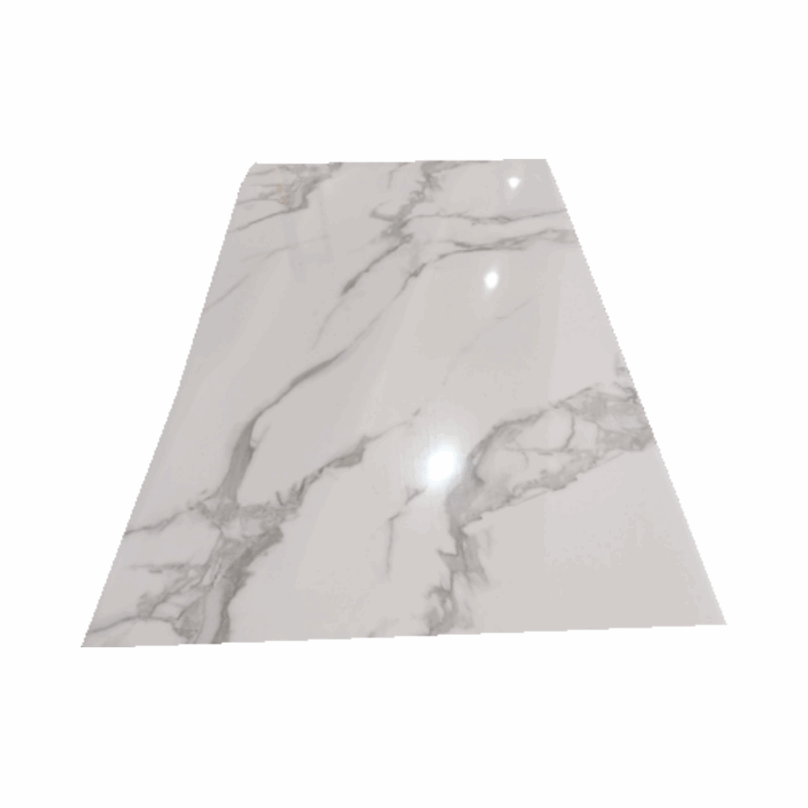 High glossy waterproof uv marble board pvc wall panel